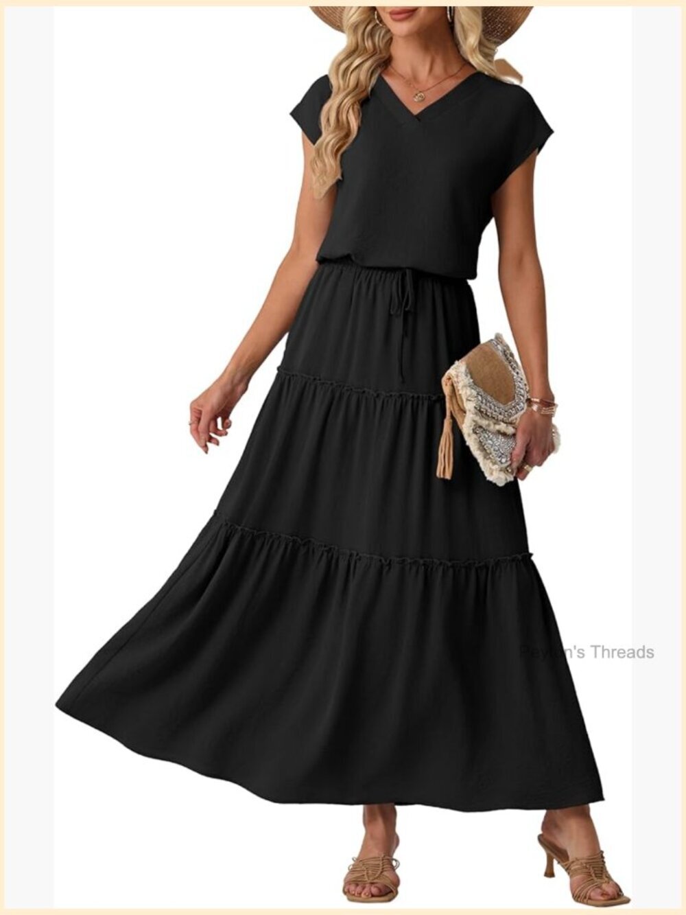 2 Piece Skirt Sets for Women Flowy Maxi Skirts Cap Sleeve Tops Vacation Outfits